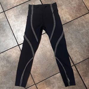 lululemon athletica Black and Gray Leggings